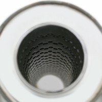 Резонатор «belais» круглый Ø95 мм, длина 200 мм, труба Ø55 мм (нержавеющая сталь)